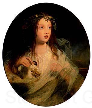 James Sant Ophelia France oil painting art